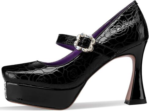 Platform Heels for Women Rhinestone Crystal Stiletto Closed Toe Pumps Comfortable Sexy Dressy Wedding Elegantes Wide Comfortable Tacones 4 Inch High Heels in Kuwait