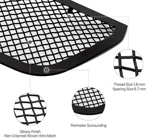 APS متوافقة مع Dodge Charger 2015-2018 و 2019-2023 SXT Main Appeal Stains Stains Stains Mesh Grille Grille Insert D76344H in Saudi Arabia