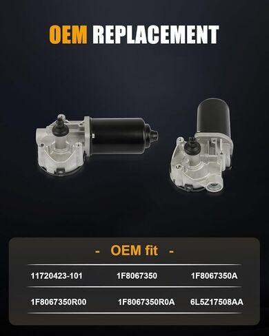 Roadfar Front Windshield Wiper Motor-12V ، 5 Pins ، for Ford ، for Mazda & for Mercury Models-Explorer ، E-150 ، E-25 in Saudi Arabia