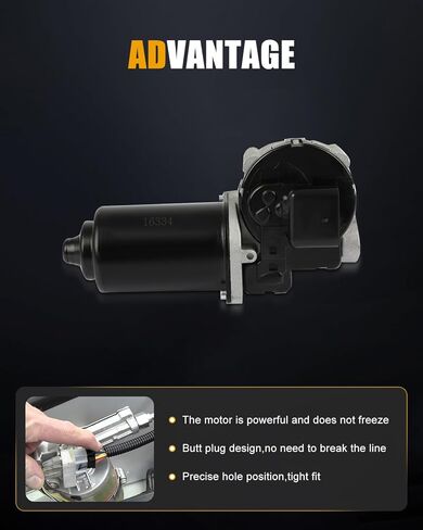 Roadfar Front Windshield Wiper Motor-12V ، 5 Pins ، for Ford ، for Mazda & for Mercury Models-Explorer ، E-150 ، E-25 in Saudi Arabia