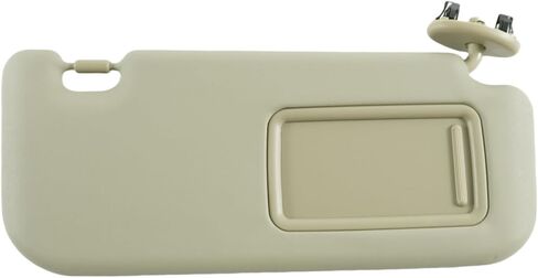Beige Sun Visor for Toyota Corolla 2007-2013 Accessories Leather Car Sun Protection Visors Replacement with Mirror Replace:74320-02711-E0,74310-12L80-B0 (Driver&Passenger) in Saudi Arabia