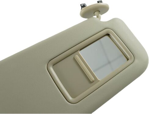 Beige Sun Visor for Toyota Corolla 2007-2013 Accessories Leather Car Sun Protection Visors Replacement with Mirror Replace:74320-02711-E0,74310-12L80-B0 (Driver&Passenger) in Saudi Arabia