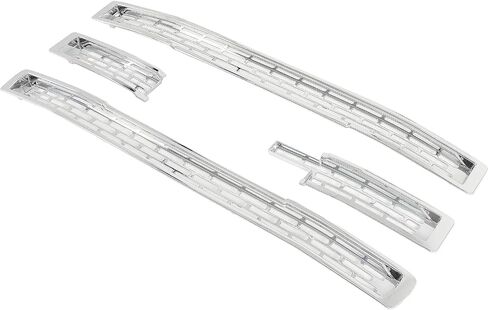 kuafu 4pcs الشبكة الأمامية Chrome insert متوافق مع 2014-2015 GMC Sierra 1500 قاعدة SLT in Saudi Arabia