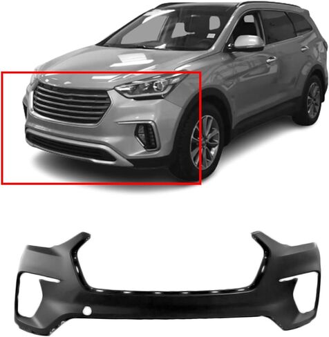 FITPARTS متوافقة مع غطاء الوفير العلوي الأمامي 2017 2018 2019 HYUNDAI SANTA FE HY1000216 Essential GLS LIMITED LUSTERD SEL SE Ultimate. جاهز للطلاء. 86511B8AA0 in Saudi Arabia