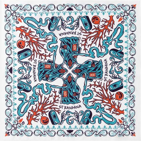 عصابات رأس متعددة الأغراض من القطن لعيد الميلاد مقاس 55.88 سم × 55.88 سم in Kuwait