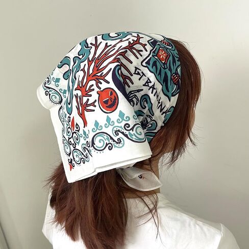 عصابات رأس متعددة الأغراض من القطن لعيد الميلاد مقاس 55.88 سم × 55.88 سم in Kuwait