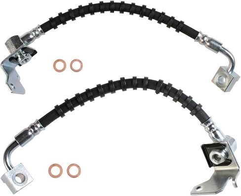 2PCS Front Brake Hydraulic Hose Brake Line Fits Ford Explorer 1996-2001 Fits Ford Ranger 1998-2011 Fits Mazda B3000 1998-2002 Fits Mazda B4000 1998-2009 in Kuwait