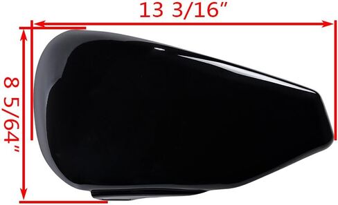 Battery Left Side Cover For 2014-2017 2018 2019 2020 Harley Sportster XL 1200 883 (Glossy Black) in Saudi Arabia