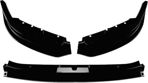 Car Front Bumper Spoiler Lip Kit for BMW 2 Series M2 G87 2023-2025 Gloss Black Carbon Fiber Look in Kuwait