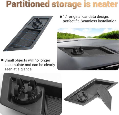 متوافق مع 2023 2024 2025 2026 BMW X5 خلف شاشة منظمات Dashboard Tray X5 Center Censole STORAINT TRAY ، X6 Dashboard Organizer X7 خلف منظم شاشة DASH لـ BMW X5 X6 X7 ملحق in Saudi Arabia