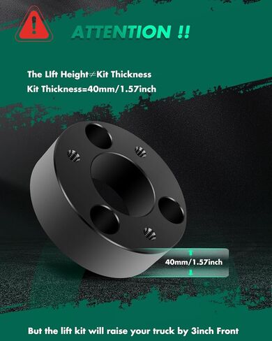 SCITOO 3 inch Front Leveling lift kit for Nissan 2005-2018 Lift Strut Spacer Compatible for Nissan Frontier 2.4L 2006-2015 Front Lift Spacers in Saudi Arabia