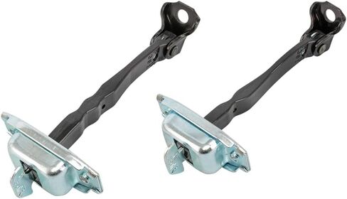 Car Door Stay Check Strap Stopper Front/Rear Left=Right for Toyota Vios 2014 2015 2016 2017 2018 2019 68610-0D120 68630-0D160(Black-Rear) in Saudi Arabia