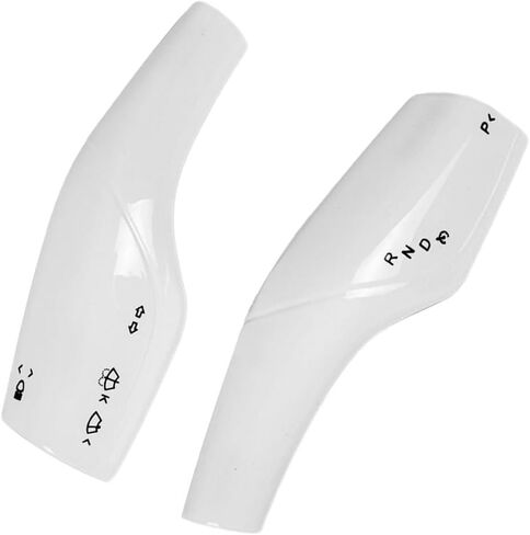 Car Wiper Shift Lever Cruise Cruise Cover Cover Deving Wheel Decoration Decoration ABS for Tesla Model 3 Model Y 2017-2023 (Black) in Saudi Arabia