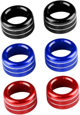 Audio Volume Tune Knob Button Cover Car Accessories for Subaru Crosstrek 2023-2024(Blue) in Saudi Arabia