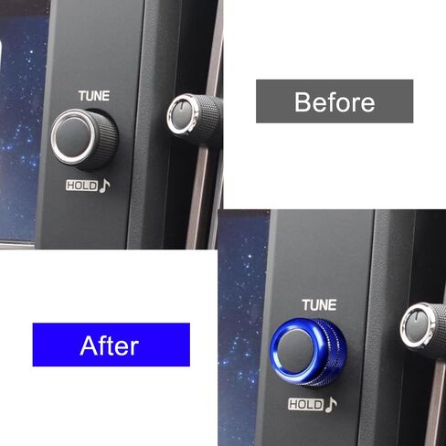 Audio Volume Tune Knob Button Cover Car Accessories for Subaru Crosstrek 2023-2024(Blue) in Saudi Arabia