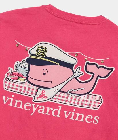 vineyard vines Men's Lobster Bake Whale Short-Sleeve Pocket Tee in Saudi Arabia