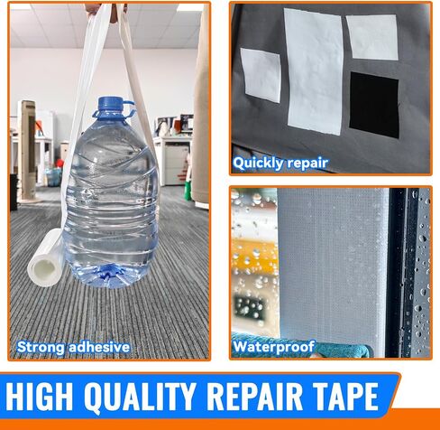 RV Awning Repair Tape for Tarp, Boat Covers Repair Tape,Tent, Sail Tape, Tear Repair Patch Kit, Waterproof, 3.15 Inch Wide 39FT Long, Reinforced Repair Tape in Saudi Arabia