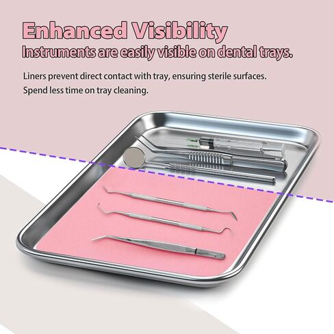 1000PCs Dental Grade Scudo Premium Paper Tray Covers Size B (8.5"x12.5") by VASTMED | Disposable Tray Covers for Dental Tray, Sterile Tattoo Tray, Surgery Tray in Kuwait