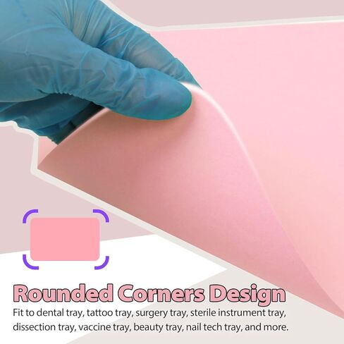 1000PCs Dental Grade Scudo Premium Paper Tray Covers Size B (8.5"x12.5") by VASTMED | Disposable Tray Covers for Dental Tray, Sterile Tattoo Tray, Surgery Tray in Kuwait