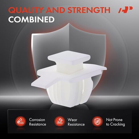 A-premium 20pcs قوس العجلة من النايلون المقنن مقاطع المقاطع المقربة المتوافقة مع Honda CR-V 2007-2018 ، Civic 2005-2012 ، Accord 2007-2016 ، Pilot 2016-2017 ، Element 2009-2011 & Acura TSX 2012-2014 in Saudi Arabia