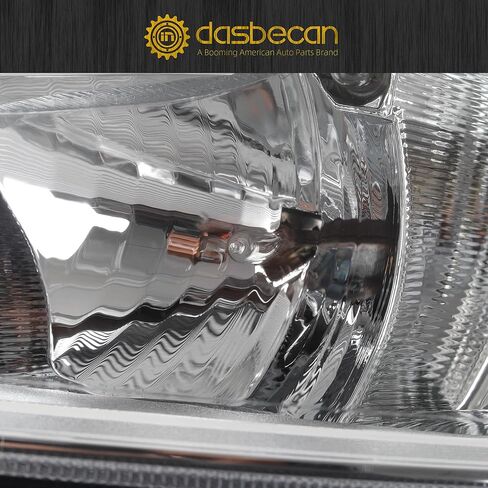 المصابيح الأمامية للهالوجين Dasbecan مع المصابيح المتوافقة مع Ford Fusion 2013-2016 Right Side Side Chrome Projector Assembly استبدال# FO2502304 in Saudi Arabia