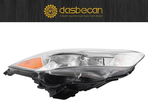 المصابيح الأمامية للهالوجين Dasbecan مع المصابيح المتوافقة مع Ford Fusion 2013-2016 Right Side Side Chrome Projector Assembly استبدال# FO2502304 in Saudi Arabia