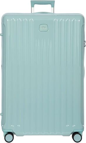 Bric's Positano 32-Inch Spinner - Expandable Luxury Checked Luggage With Spinner Wheels - Lightweight Suitcases Made From Durable Polycarbonate - Comes with Protective Cover - Light Blue in Saudi Arabia