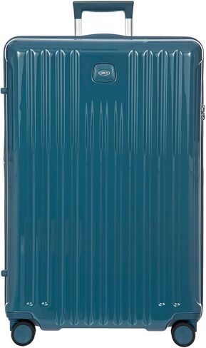 Bric's Positano 32-Inch Spinner - Expandable Luxury Checked Luggage With Spinner Wheels - Lightweight Suitcases Made From Durable Polycarbonate - Comes with Protective Cover - Light Blue in Saudi Arabia