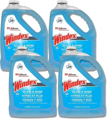 Windex® Glass & Multi-Surface Cleaner, 128 Oz Bottle, Case Of 4 in Kuwait