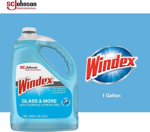 Windex® Glass & Multi-Surface Cleaner, 128 Oz Bottle, Case Of 4 in Kuwait