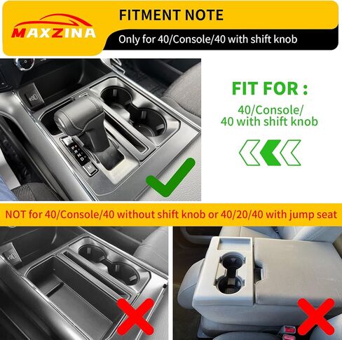 Gear Shift Side Storage Compatible with 2021-2025 Ford F150 Center Console Side Lower Storage Tray Gear Shifter Organizers 2PCS for 2024 F-150 Accessories in Kuwait