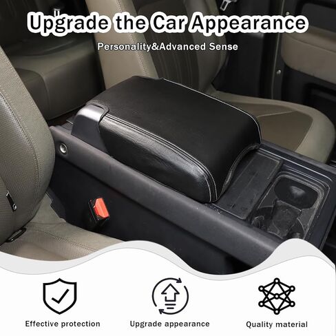 Center Console Armrest Cover Compatible with Land Rover Defender 90/110/130 2020-2023 Accessories, Comfortable Leather Armrest Box Pad Cushion Protector (B Style) in Saudi Arabia