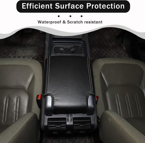 Center Console Armrest Cover Compatible with Land Rover Defender 90/110/130 2020-2023 Accessories, Comfortable Leather Armrest Box Pad Cushion Protector (B Style) in Saudi Arabia