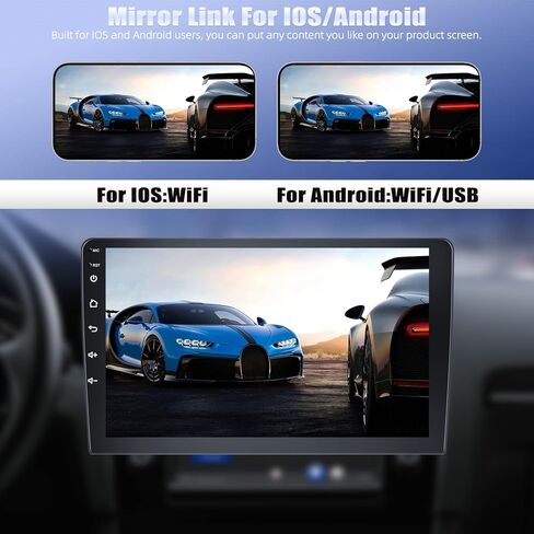 2+64G Android 13 Car Stereo for Lexus RX300 RX330 RX350 RX400H 2004-2009, 9" IPS Touchscreen in Dash GPS Radio with Mirror Link Navi WiFi Bluetooth FM RDS HiFi EQ SWC + Backup Camera in Kuwait