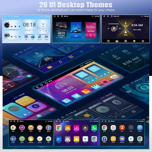 2+64G Android 13 Car Stereo for Lexus RX300 RX330 RX350 RX400H 2004-2009, 9" IPS Touchscreen in Dash GPS Radio with Mirror Link Navi WiFi Bluetooth FM RDS HiFi EQ SWC + Backup Camera in Kuwait