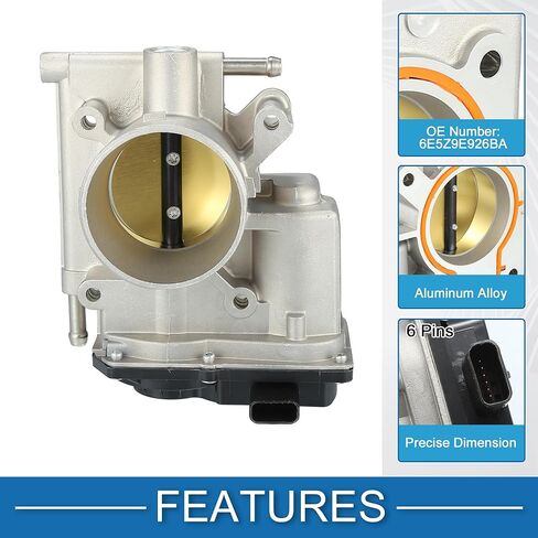 مجموعة خانق جسم الخانق رقم 6E5Z-9E926-BA THROTTLE BODY FORD FUSIN in Saudi Arabia