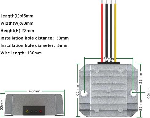 1pcs 24V to 24V 12V to 12V Voltage stabilizing Module 12V to 24V Booster 24V to 12V Voltage Regulator 9V-36V to 13.8V 19V(Stable Voltage 1A,9-36V_19V) in Kuwait