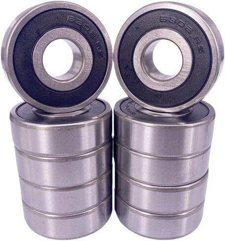 DEEG 10 قطع 6304-2RS 20x52x15 مم محامل كروية مزدوجة مطاطية بديلة لمحامل محرك حمام السباحة، عربة الثلج، عجلة ياماها رودستار الخلفية، عمود دوران سطح جزازة العشب... in Kuwait