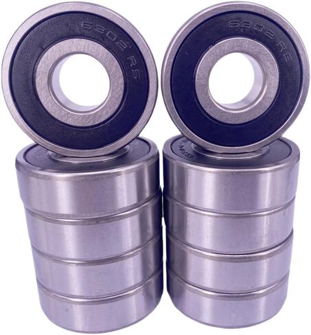 DEEG 10 قطع 6304-2RS 20x52x15 مم محامل كروية مزدوجة مطاطية بديلة لمحامل محرك حمام السباحة، عربة الثلج، عجلة ياماها رودستار الخلفية، عمود دوران سطح جزازة العشب... in Kuwait