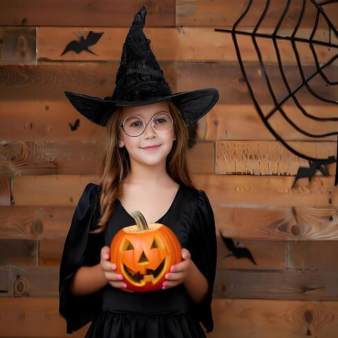 Morticia Witch Assume Associory Glases Green Gloves Green and Black Pracked Scriped Scheds Witch Cosplay Decorations in Kuwait