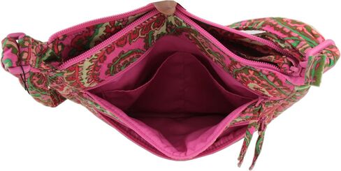 Vera Bradley Triple Zip Hipster Crossbody Bag in Cotton, Capri Pink in Saudi Arabia