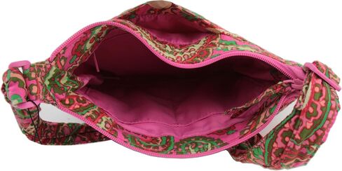 Vera Bradley Triple Zip Hipster Crossbody Bag in Cotton, Capri Pink in Saudi Arabia