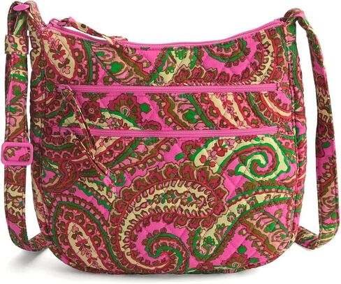 Vera Bradley Triple Zip Hipster Crossbody Bag in Cotton, Capri Pink in Saudi Arabia