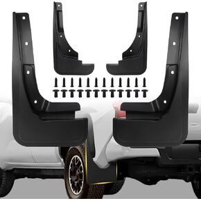 Upgraded Mud Flaps Fit for 2024 2025 Toyota Tacoma, No Drill/Tape Wheel and Tire Splash Guard, All Weather Protector Fenders Compatible with 2024 Toyota Tacoma Accessories, Set of 4 in Kuwait