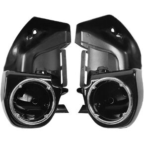 Gloss Black Lower Vented Leg Fairings with 6 1/2'' Speaker Box Pods fits for H-D touring models FLT, FLHT, FLHTCU,FLHRC, Road King, Street Glide, Electra Glide, Ultra-Classic, Road Glide 1983-2013 in Kuwait