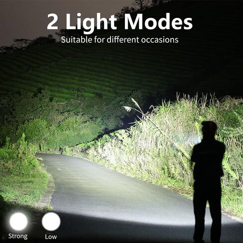 1000,000LM Spotlight 13600mAh Spotlight Flashlight 80H Long Lasting IP67 Waterproof Rechargeable Spotlight 3Modes Spot Light for Outdoor Indoor Camping Home Emergency in Saudi Arabia