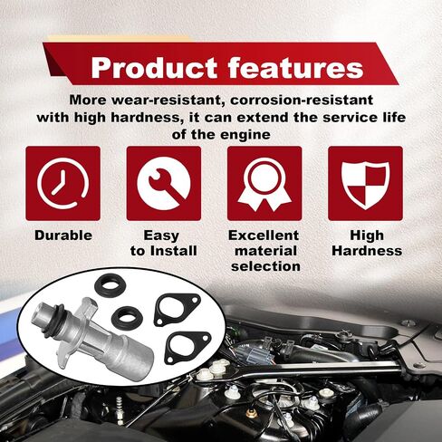 موصل مدخل وموصل ومياه مبرد من الألومنيوم/ماء مطور - متوافق مع Land Rover Range Rover Sport LR4 ، Jaguar (3.0L V6/5.0L V8) - REPLACES LR028136 ، LR030593 ، LR049370 ، LR011997 ، C2Z1868 in Saudi Arabia