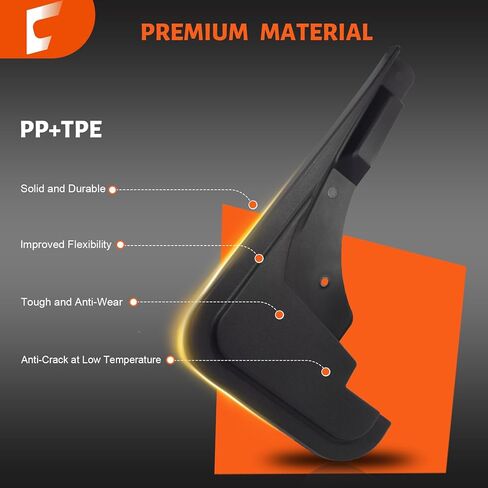 Upgraded Mud Flaps Fit for 2024 2025 Toyota Tacoma, No Drill/Tape Wheel and Tire Splash Guard, All Weather Protector Fenders Compatible with 2024 Toyota Tacoma Accessories, Set of 4 in Kuwait