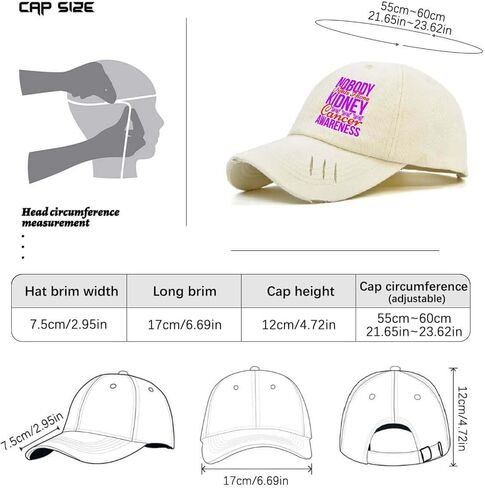 Nobodys Fights Alone Kidney Cancer Awareness Hats for Men Washed Distressed Baseball Caps Classic Washed Workout Hat Fitted in Saudi Arabia