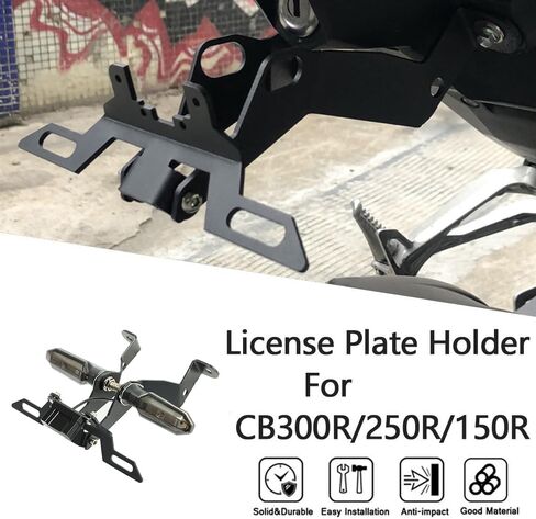 Tail Tidy Kit for CB300R/CB250R/CB150R/CB125R 2018-2024. Fender Eliminator Kit equipped License Plate Holder, License Plate Light, Turn Signal Lights (Clear) in Kuwait
